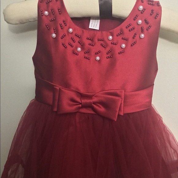 Sale🚨NWT Beautiful Burgundy Holiday Dress - Picture 8 of 8